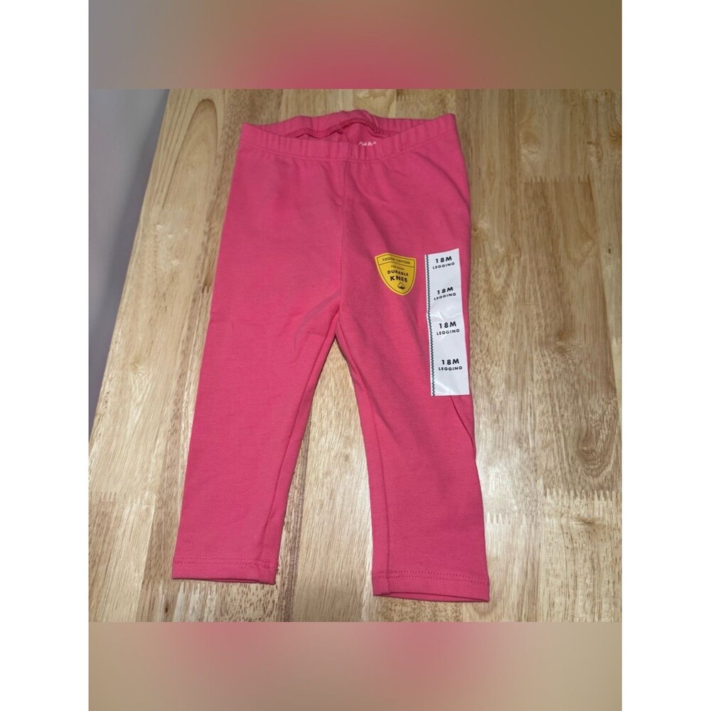 Cat & Jack Pink Leggings Toddler Girl 18 Months Durable Stretch Casual Playwear